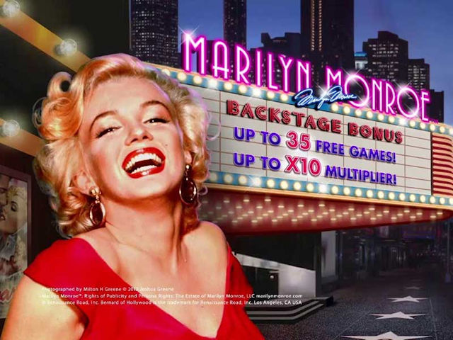 Videoautomat za igre s licenciranim filmom Marilyn Monroe